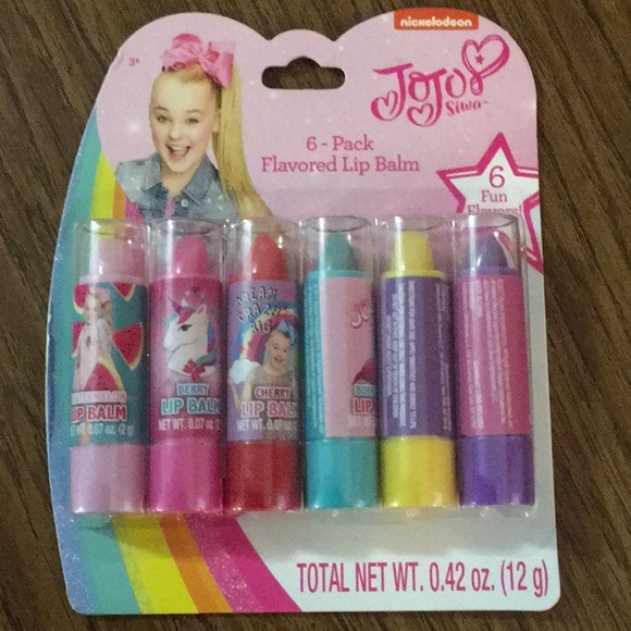 Jojo Siwa 6 -pack flavored Lip Balm